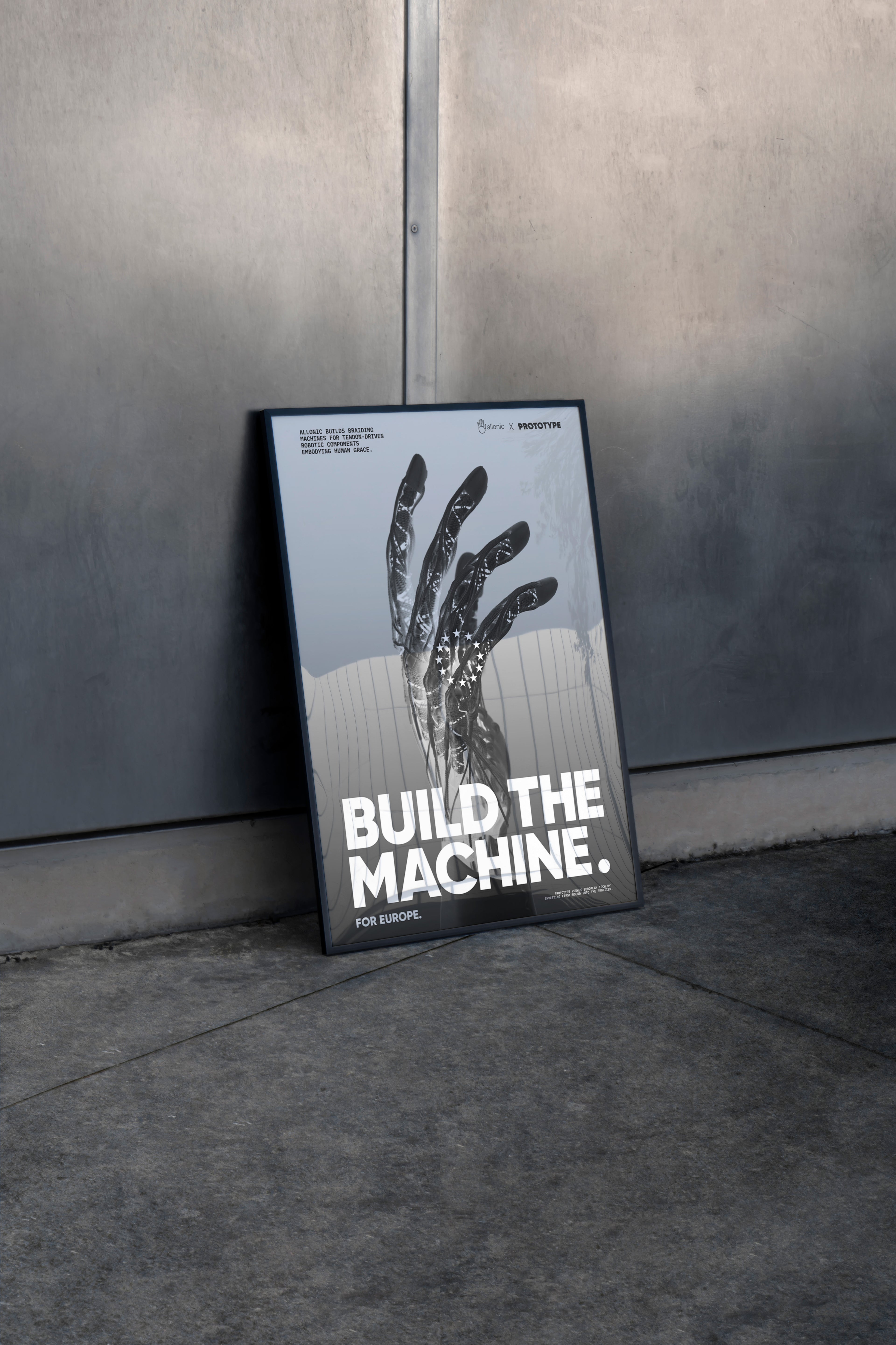 BUILD THE MACHINE POSTER - ALLONIC