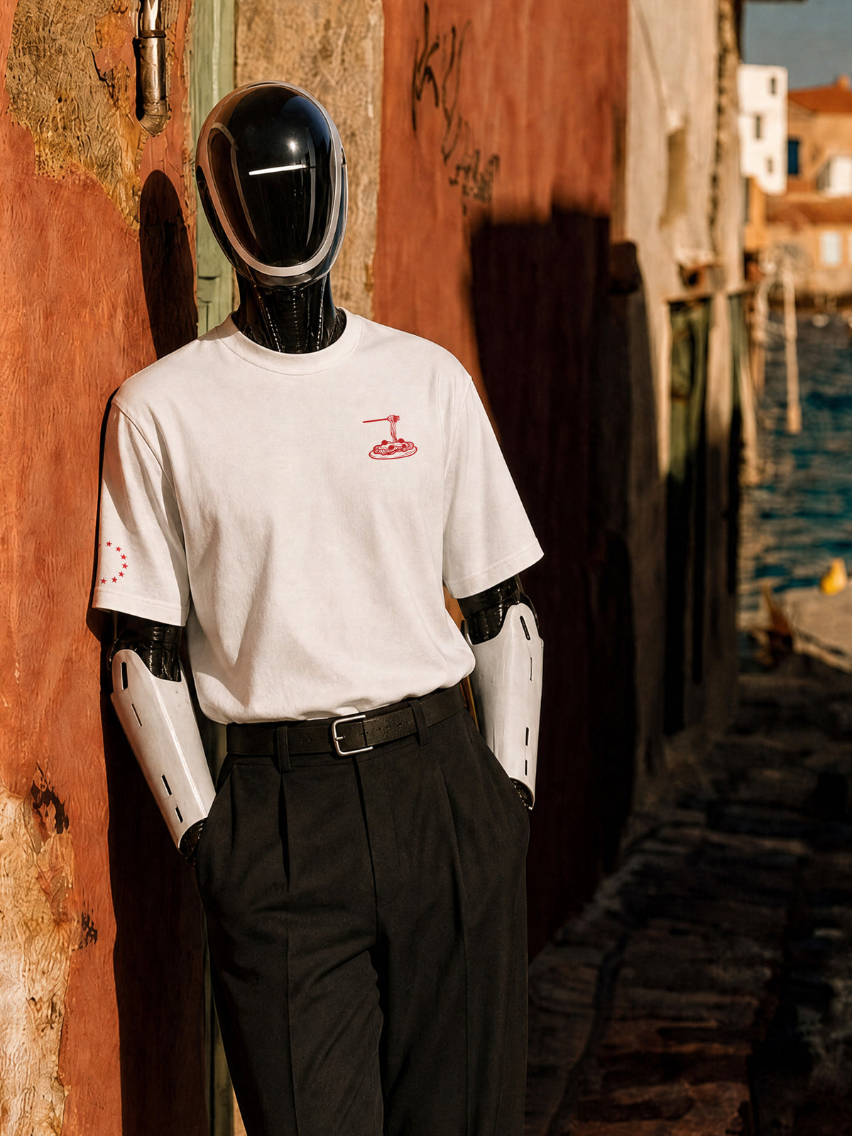 DOLCE VITA SHIRT "SPAGHETTI"