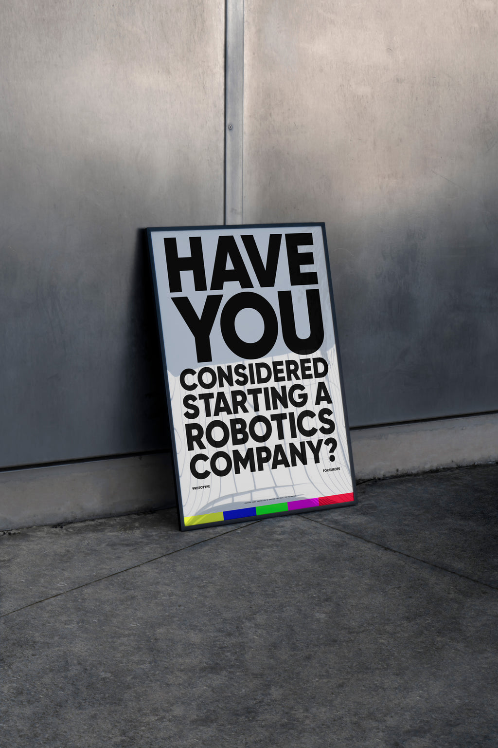 BUILD THE MACHINE POSTER - ROBOTICS COMPANY