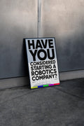 BUILD THE MACHINE POSTER - ROBOTICS COMPANY