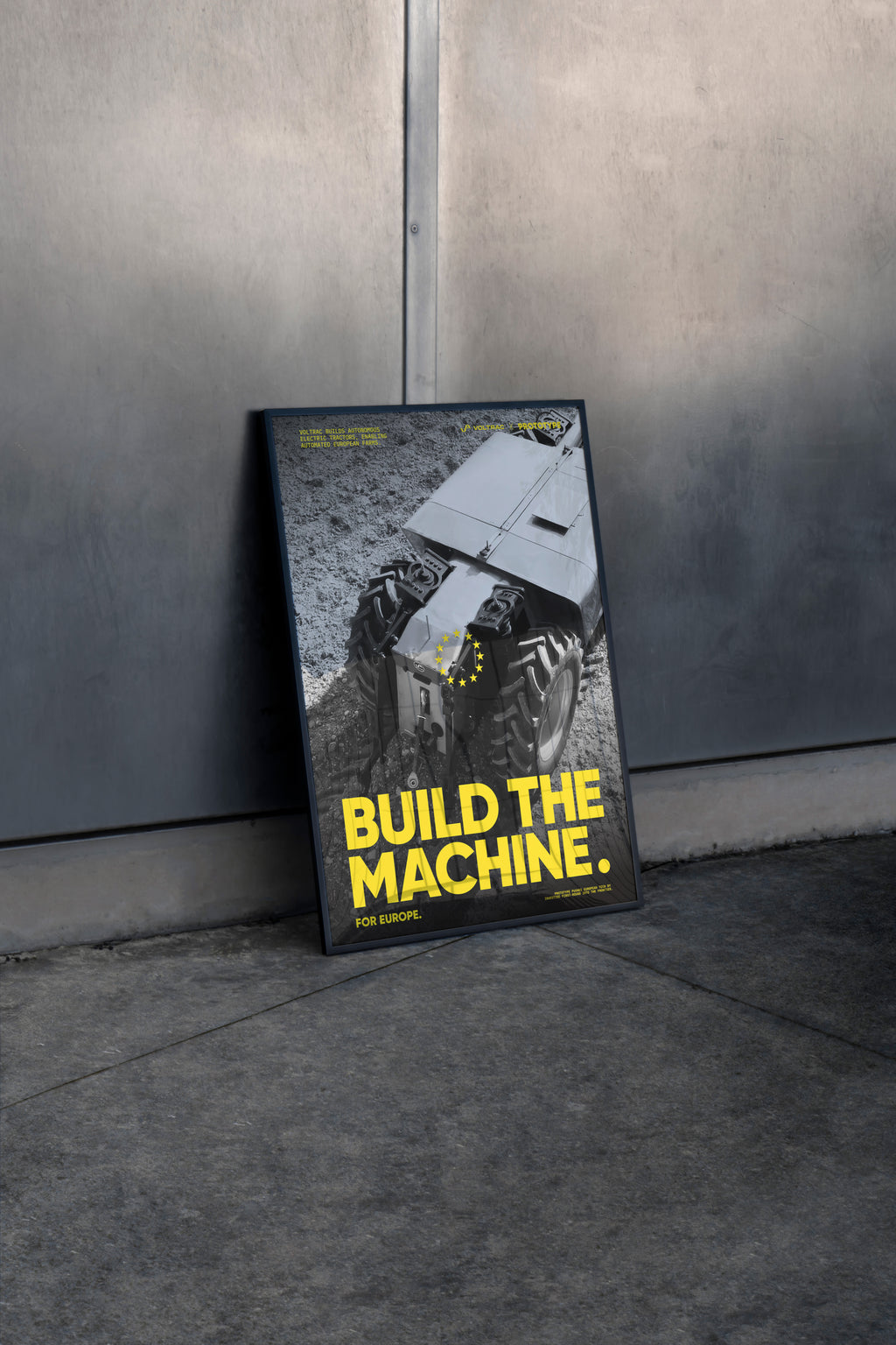 BUILD THE MACHINE POSTER - VOLTRAC