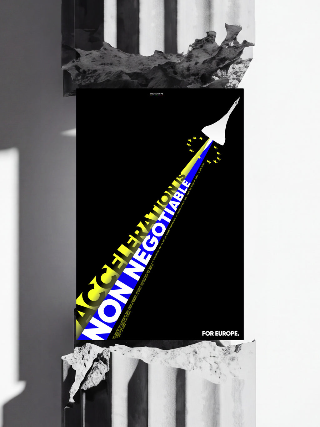 POSTER "ACCELERATION IS NON NEGOTIABLE" C