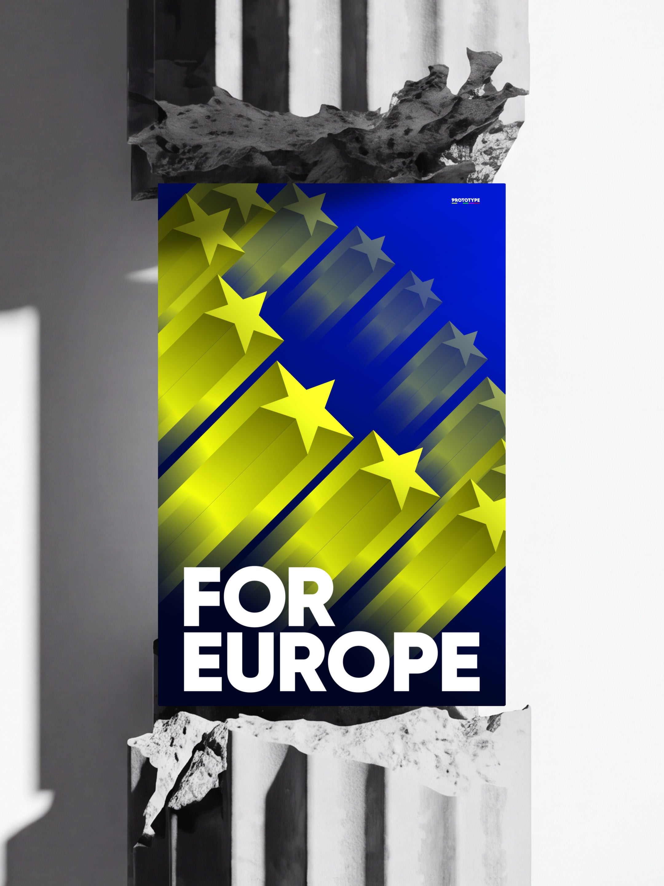 POSTER "FOR EUROPE STARS"