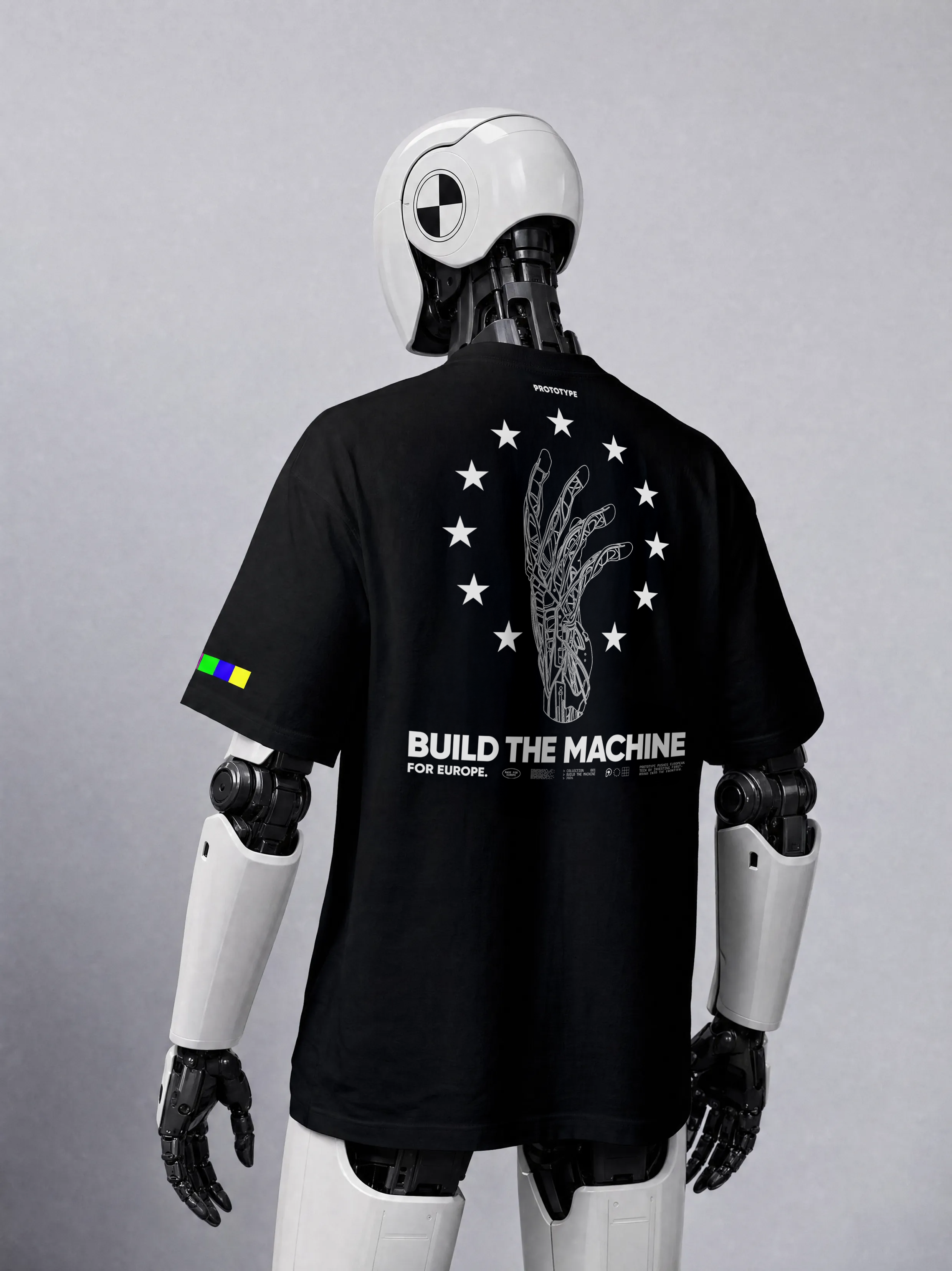 BUILD THE MACHINE SHIRT #000000 [OVERSIZED FIT]