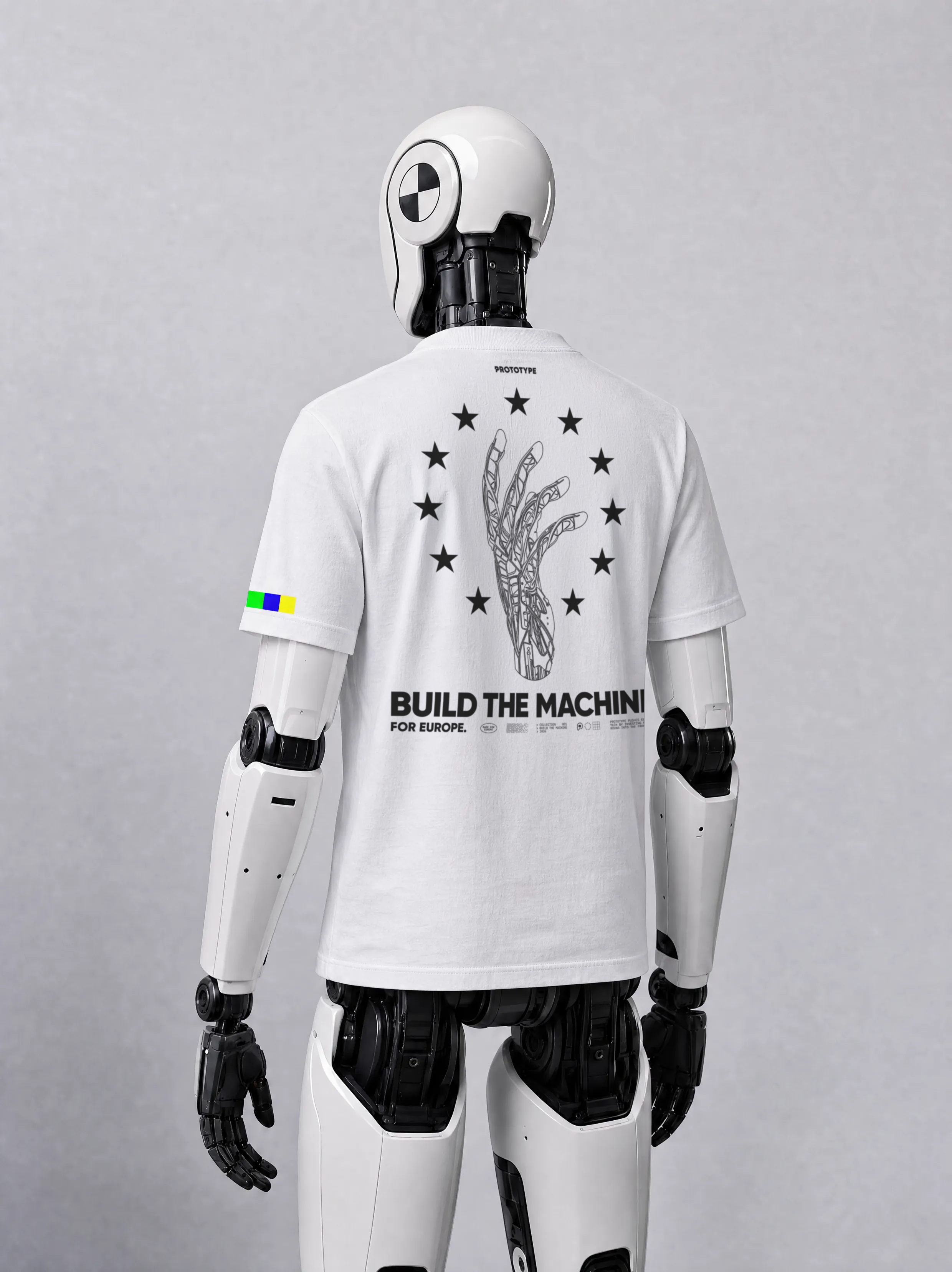 BUILD THE MACHINE T-SHIRT #FFFFFF [REGULAR FIT]